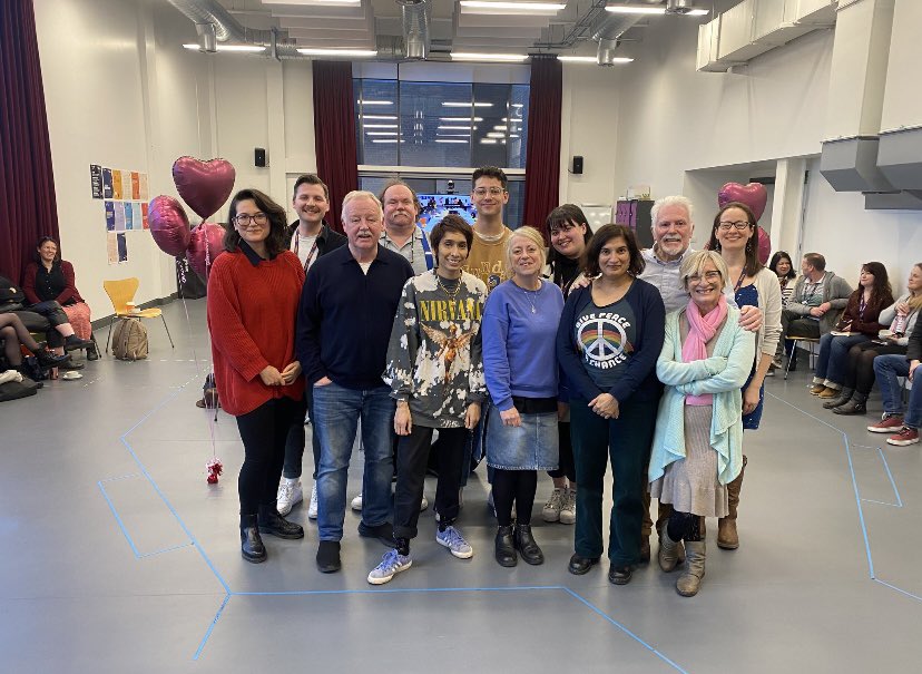 We celebrated Valentine’s Day @octagontheatre with a reading of #TheBookOfWill - @LalaTellsAStory’s  love letter to theatre. What a treat to hear the play aloud! Huge thanks to our amazing #SpringAndPortWine cast & other friends who joined us today @QueensTheatreH @ShakespeareNP