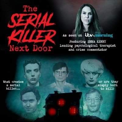 The Serial Killer Next Door featuring @emmakennytv at @lighthousekett Thurs 16th Mar at 7:30pm 🎟 Limited tickets bit.ly/3xkSHZN