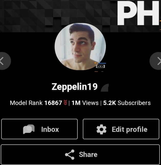 I got to 1 million views on Pornhub! Thank you so much to anyone reading this who has ever viewed my