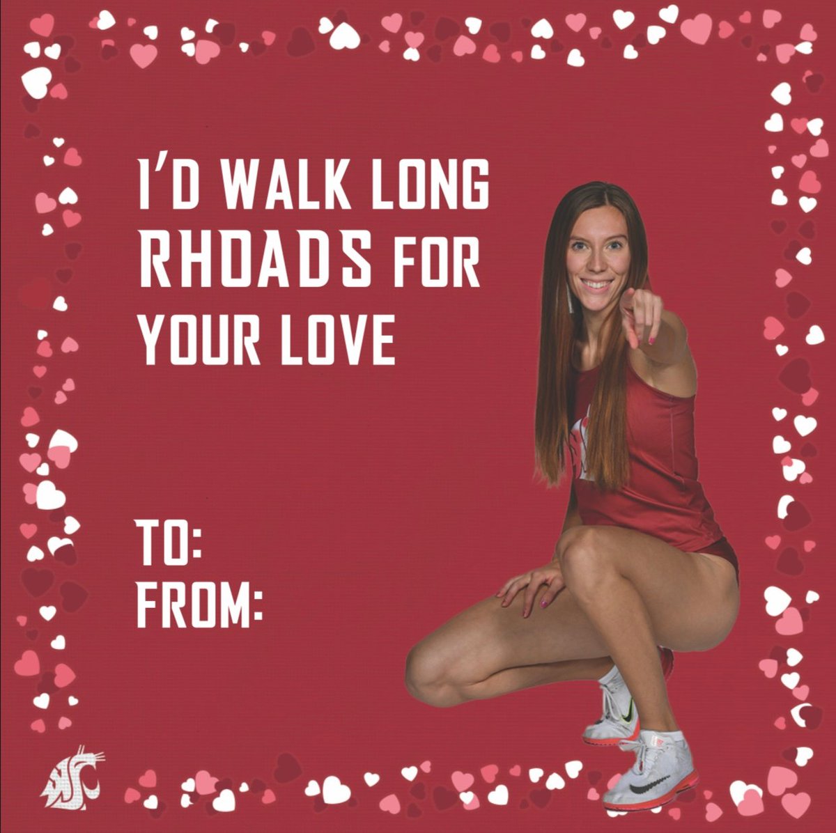 WSUCougarXCTF's tweet photo. Happy Valentine’s Day, Cougs ♥️♥️!

#WAZZU | #GoCougs https://t.co/vs0gUliNtJ