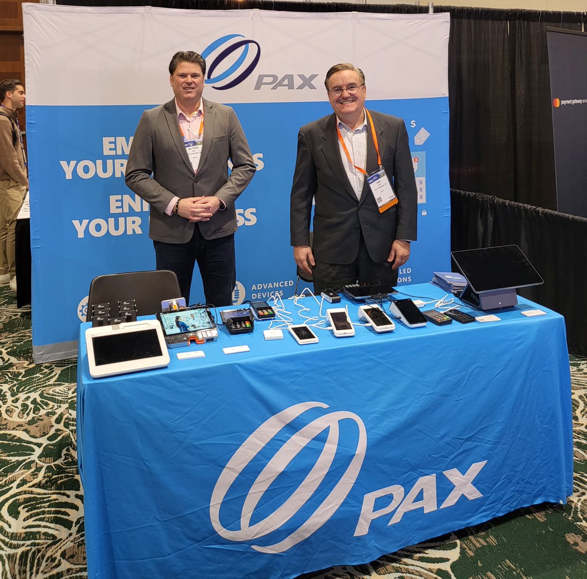 paxtechnology's tweet photo. We’re excited to be showcasing our industry leading payment solutions at the #MAGMidYear Conference & #MAGTechForum in San Antonio this week. Be sure to come see us at Booth#515 for demos of our payment solutions & to learn about our latest tech. #paymentsolutions #PAXTechnology https://t.co/doOn3y9h6r