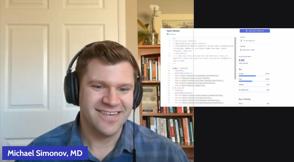 truveta's tweet photo. On LinkedIn Live, our Chief Medical Officer @SimonovSays is talking about the research that's possible in Truveta Studio, whether for a common illness or more niche conditions. https://t.co/RxcMOKyk8d