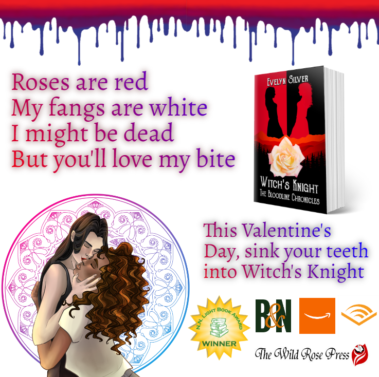 #HappyValentinesDay!
Pick up a little paranormal romance with Witch's Knight, book 1 in The Bloodline Chronicles! Available in ebook, print, and full-cast audiobook. 

amazon.com/Witchs-Knight-…

#booktwt #paranormalromance #vampires #LGBTQBooks #Polyamory #TheBloodlineChronicles