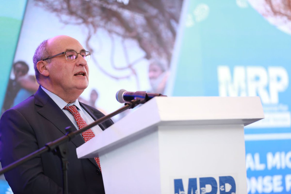 IOM_EHSA's tweet photo. 🛎️ Migrant Response Plan Partners (coordinated by @UNmigration) Appeal for $84m to provide humanitarian &amp; development assistance to over 1 million migrants from the Horn of Africa.

For more information: https://t.co/vzMrYeQPHv

@IOMchief officiated the launch of #MRP2023 today https://t.co/N0jHilAxsP