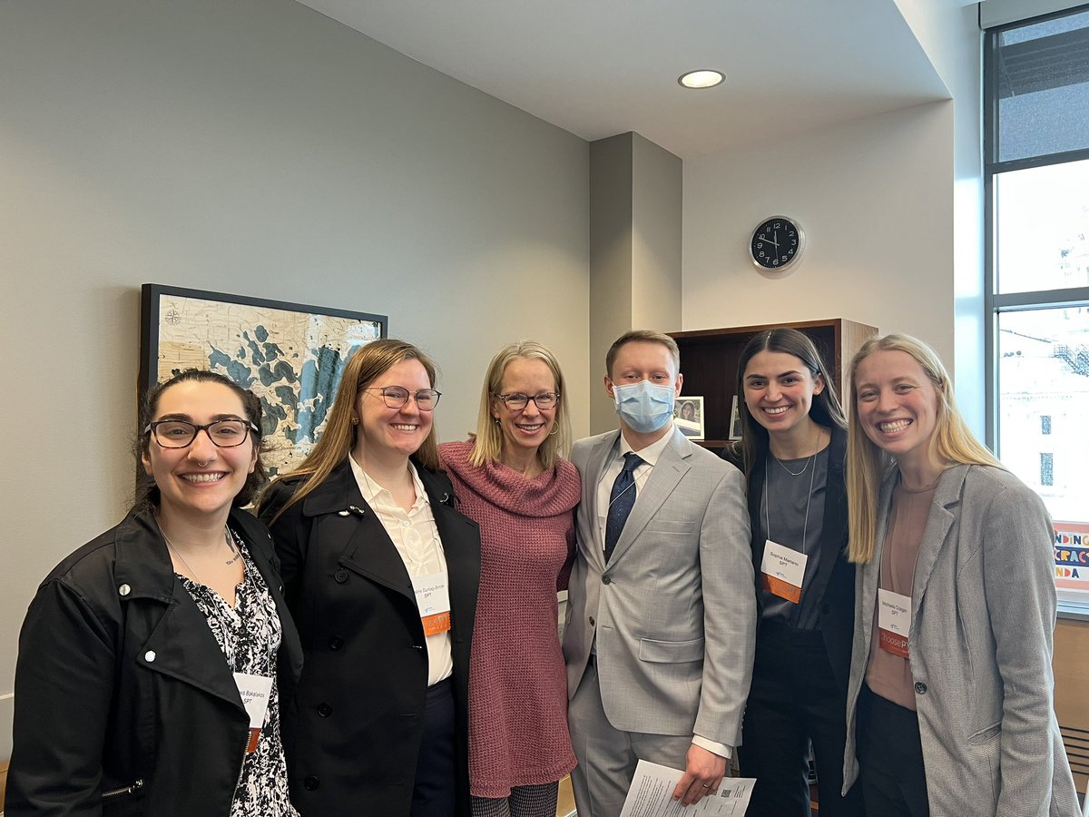 Kelly Morrison (@morrison4mn) on Twitter photo Great to meet these <a href="/UMN_DPT/">UMN Physical Therapy</a> students on PT Day at the Capitol! Proud to carry the bill to allow Minnesota to join the PT Compact.
#PhysicalTherapy #ForAHealthyThrivingMinnesota Great to meet these <a href="/UMN_DPT/">UMN Physical Therapy</a> students on PT Day at the Capitol! Proud to carry the bill to allow Minnesota to join the PT Compact.
#PhysicalTherapy #ForAHealthyThrivingMinnesota