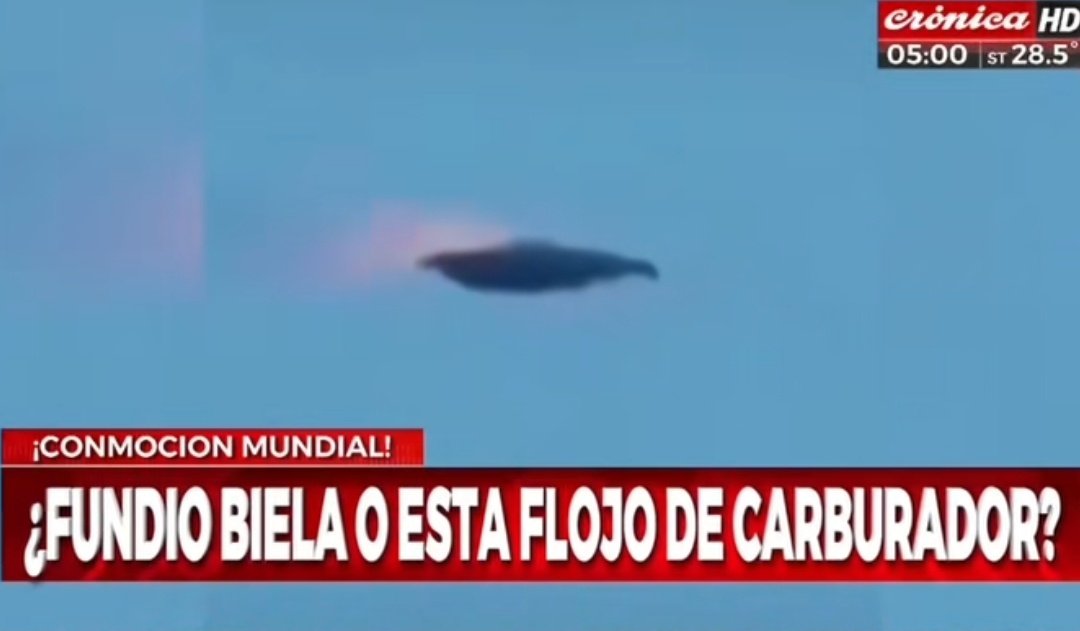 Los #OVNIS llegan al mundo 
Los de crónica: