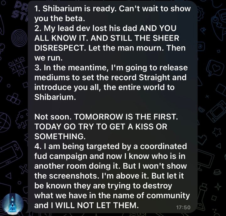 CinShiba's tweet photo. My condolences and sympathies to @kaaldhairya 😔 💯 respect to @ShytoshiKusama, #SHIBARMY, please stop asking now, and let kaal mourn in peace. https://t.co/p7PS29IWFS