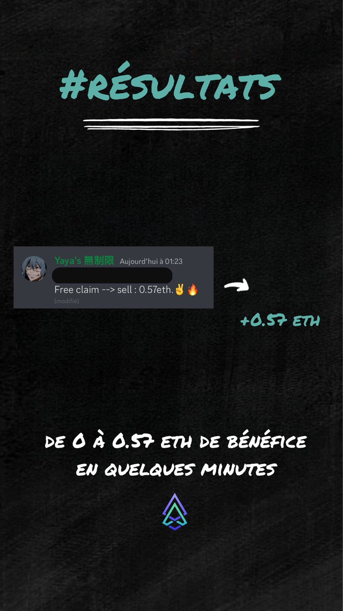 Platinum Alpha (@platinumalphaio) on Twitter photo Hello la communauté NFT Francophone, 🇫🇷
Nous continuons avec les résultats de notre CM
<a href="/GxtsLimited/">YayaNFT I 𝕻𝖆𝖘𝖘𝖎𝖔𝖓 🩸</a> qui enchaine les gains. 🔥🚀
Bravo <a href="/GxtsLimited/">YayaNFT I 𝕻𝖆𝖘𝖘𝖎𝖔𝖓 🩸</a> pour ce magnifique call 🫡👏
#NFT #France Hello la communauté NFT Francophone, 🇫🇷
Nous continuons avec les résultats de notre CM
<a href="/GxtsLimited/">YayaNFT I 𝕻𝖆𝖘𝖘𝖎𝖔𝖓 🩸</a> qui enchaine les gains. 🔥🚀
Bravo <a href="/GxtsLimited/">YayaNFT I 𝕻𝖆𝖘𝖘𝖎𝖔𝖓 🩸</a> pour ce magnifique call 🫡👏
#NFT #France