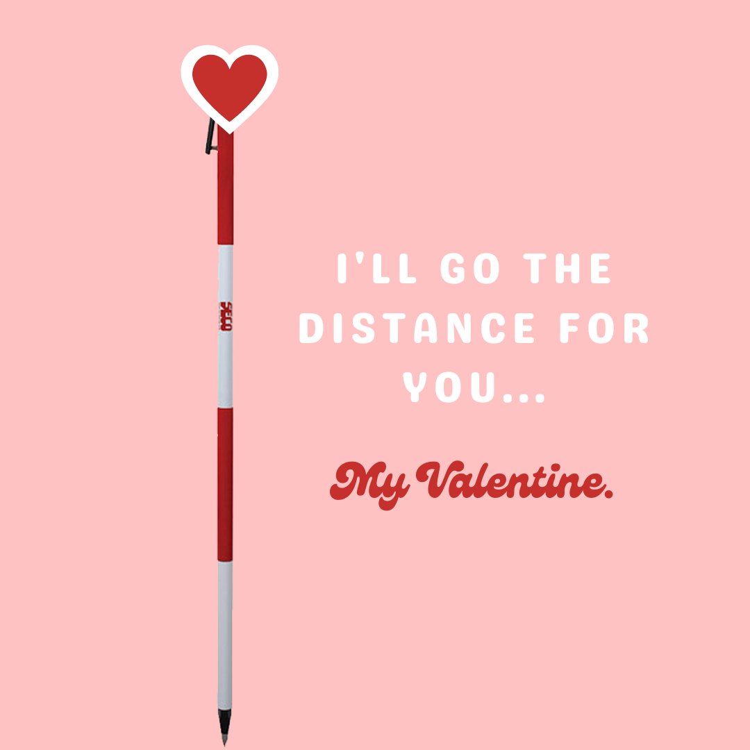 Here's a corny #ValentinesDay card to show how much Seco ❤️'s you. Who are you going the distance for this Valentine's Day? Tag them below. 👇❤️

#surveying #landsurveyor #seco #investinthebest