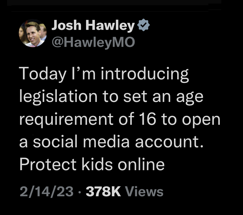 LucasKunceMO's tweet photo. Josh Hawley reasonably thinks a 13-year-old might be too young to handle Snapchat... But somehow old enough to handle being forced to deliver a pregnancy resulting from rape or incest.

How can both be true, Josh? https://t.co/2excrDEz9V
