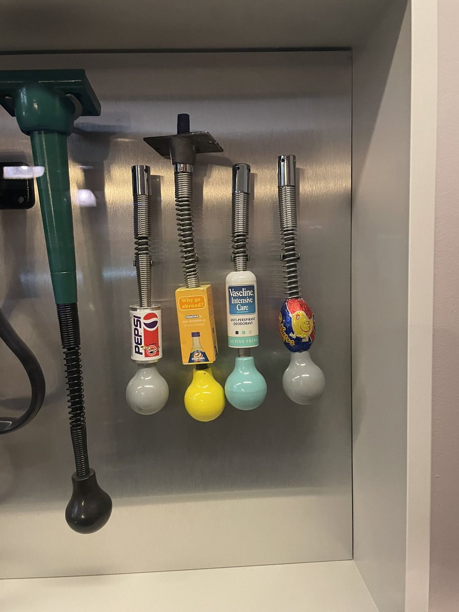 discovering that the handles on the tube used to be branded is melting my mind