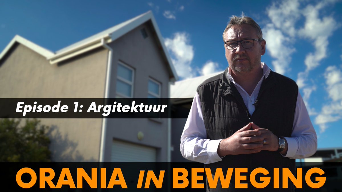 Eerste episode van ons nuwe reeks: "Orania IN Beweging'
Kyk gerus; youtu.be/NIuk61MPqs8
