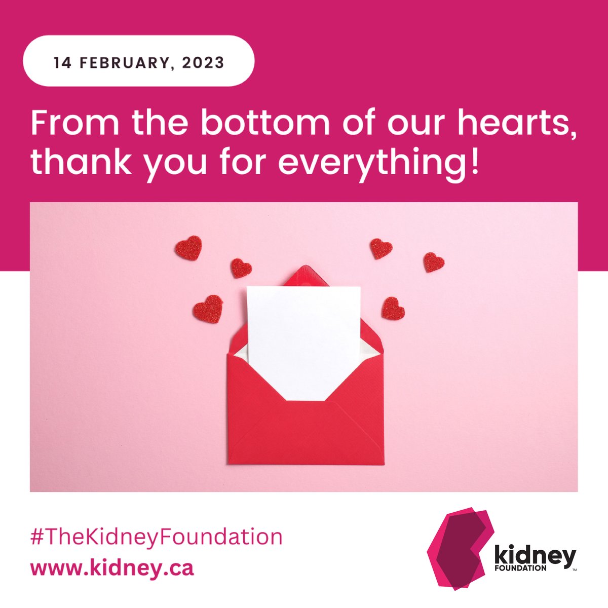 Today, we thank you for all your #love and support toward people affected by kidney disease in the past year. We are deeply grateful for your help and hope you will continue to join us on our journey toward a future free of #kidneydisease: kidney.akaraisin.com/ui/generaldona…