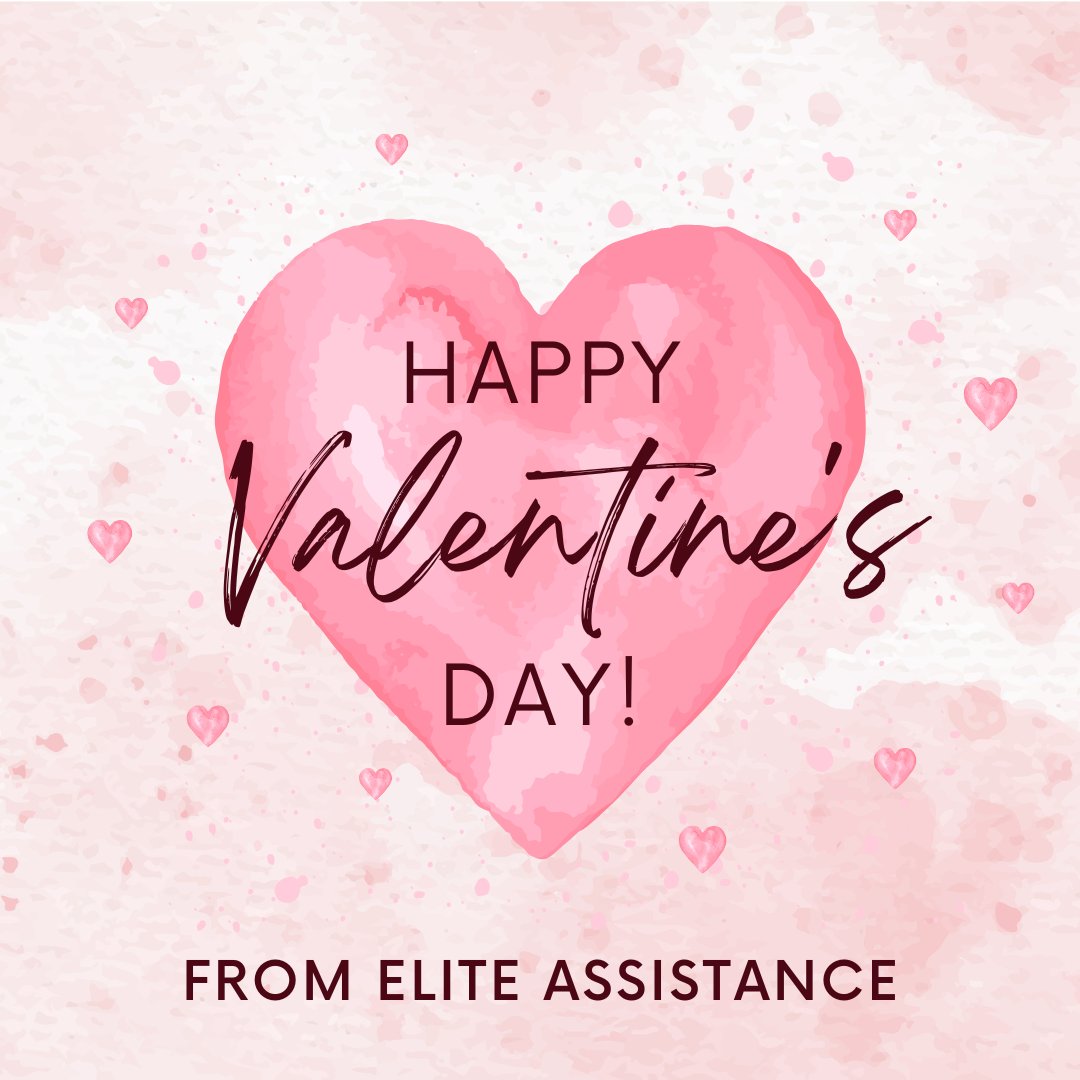 Happy Valentines Day!! 

#eliteassistance #realestate #transactionmanager #transactionmanagement #transactioncoordinator #marketingcoordinator #kellerwilliams #realestatelife