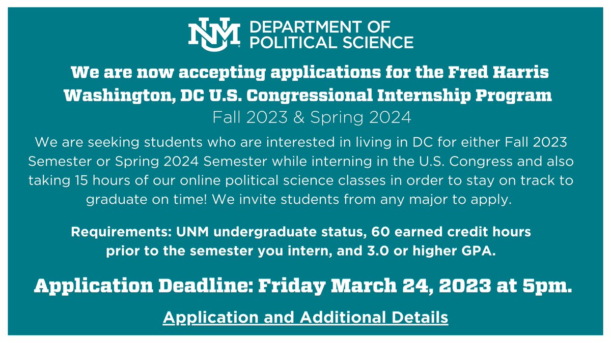 UNM - Department of Political Science tweet media