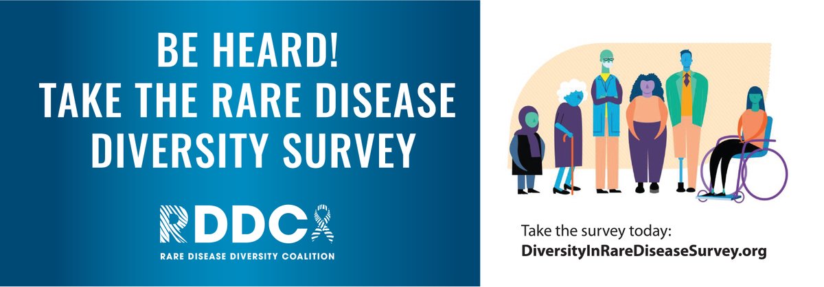 RareDiseases's tweet photo. Your voice matters! NORD &amp; @rarediseasediv1 have developed a survey of underrepresented #RareDisease patients &amp; caregivers to better understand their experiences and uncover gaps &amp; barriers to accessing care. Take the Rare Disease #Diversity Survey today: https://t.co/VWpKkpvg8I https://t.co/Ike8WLLDWZ