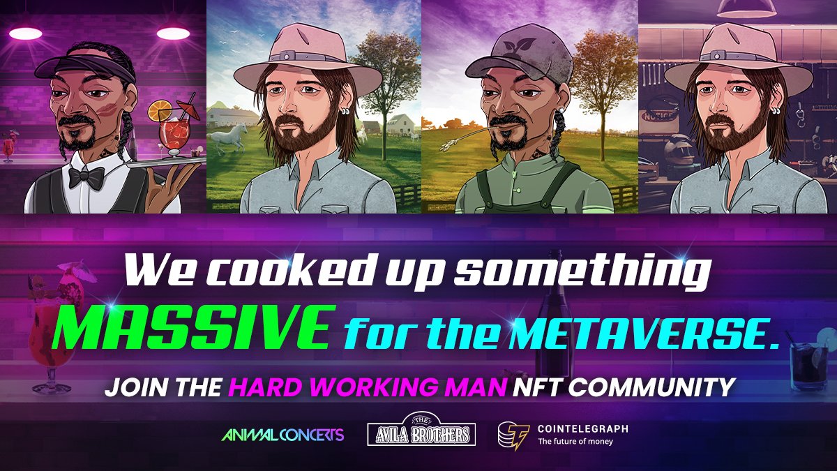 A Hard Working Man NFT Collection (@ahwm_nft) on Twitter photo The <a href="/AHWM_NFT/">A Hard Working Man NFT Collection</a> public mint is soon!
Three tiers of unique perks and redeemables for every fan out there!
You can check them out here➡️ ahardworkingmannft.com
Join our Discord community➡️ bit.ly/3Xgrenb The <a href="/AHWM_NFT/">A Hard Working Man NFT Collection</a> public mint is soon!
Three tiers of unique perks and redeemables for every fan out there!
You can check them out here➡️ ahardworkingmannft.com
Join our Discord community➡️ bit.ly/3Xgrenb