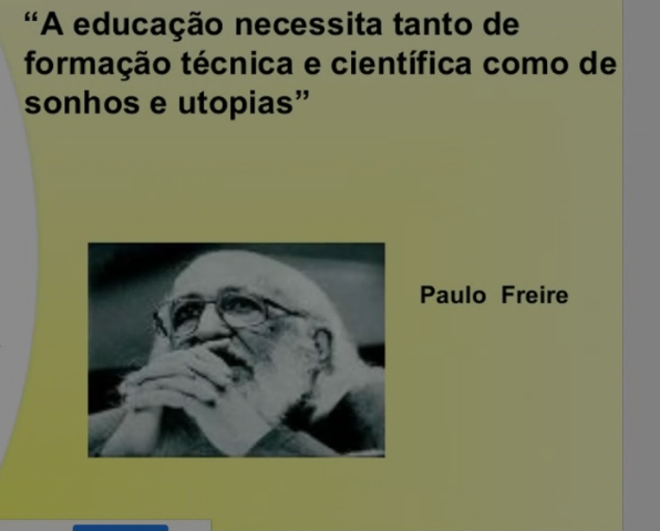"La educación necesita tanto de formación técnica y científica como de sueños y utopías" Paulo Freire.
Seminario #EDARCLUSION con Peter Mclaren, Petar Jandric y Carlos Escaño 
Reflexionando sobre educación, inclusión, arte y transformación!