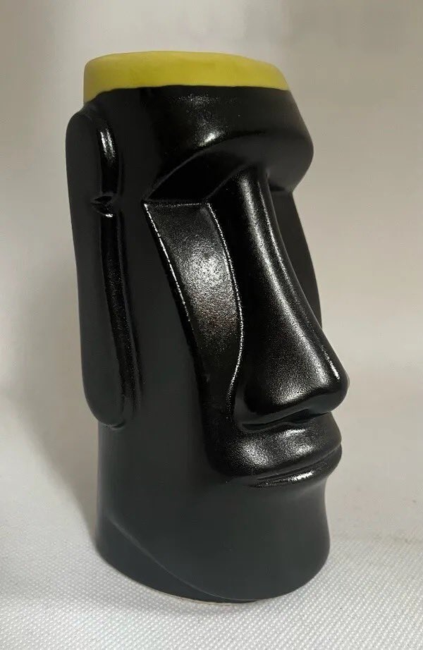 Listed on ebay one of our Moai mugs that was made for a limited run of 30 mugs for the Launch of the Tiki Mugs book at Trader Vic’s in London in 2009 

ebay.co.uk/itm/1554054091…