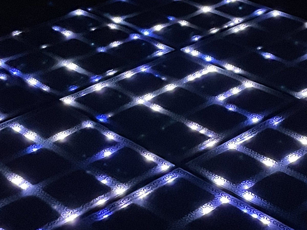 hierendaar's tweet photo. Light art festival #work #Denmark #vinterlys #lightart #leds #energyfloors #outside #dark #trees https://t.co/2jmPe1nmvn