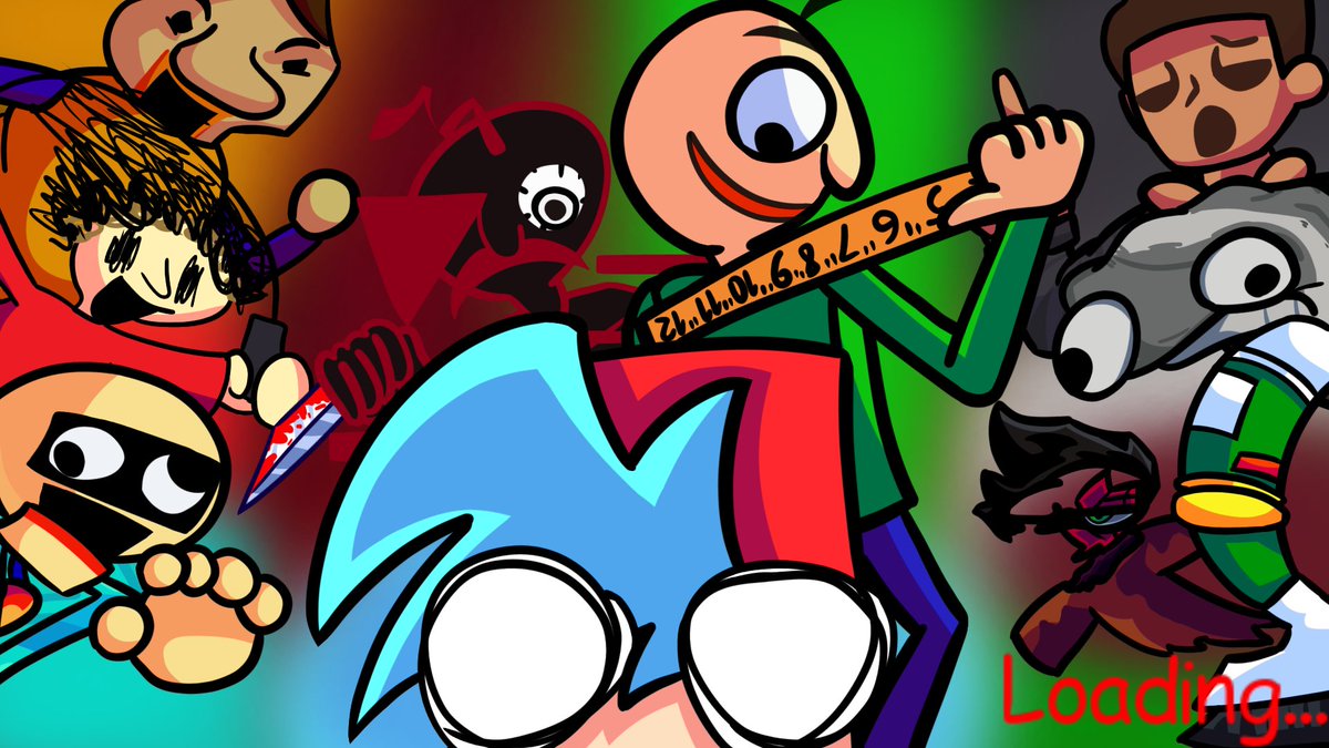 BaldiFunkin's tweet photo. First image by @cometflamer 
Second image by @Doctordemonn 
third image by @TheHolyHat 
4th image by Spunge506 (community server member, no twitter acc) https://t.co/R9gAjPCRS1