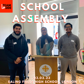 Team_UPside's tweet image. Team UPside volunteers delivered a presentation to over 100 students at Ealing Fields High School. 🗣

We presented on 11 Things We Wish We Knew in Year 11, to the students.

If you would like us to speak at your school - feel free to email us at teamupside19@gmail.com.