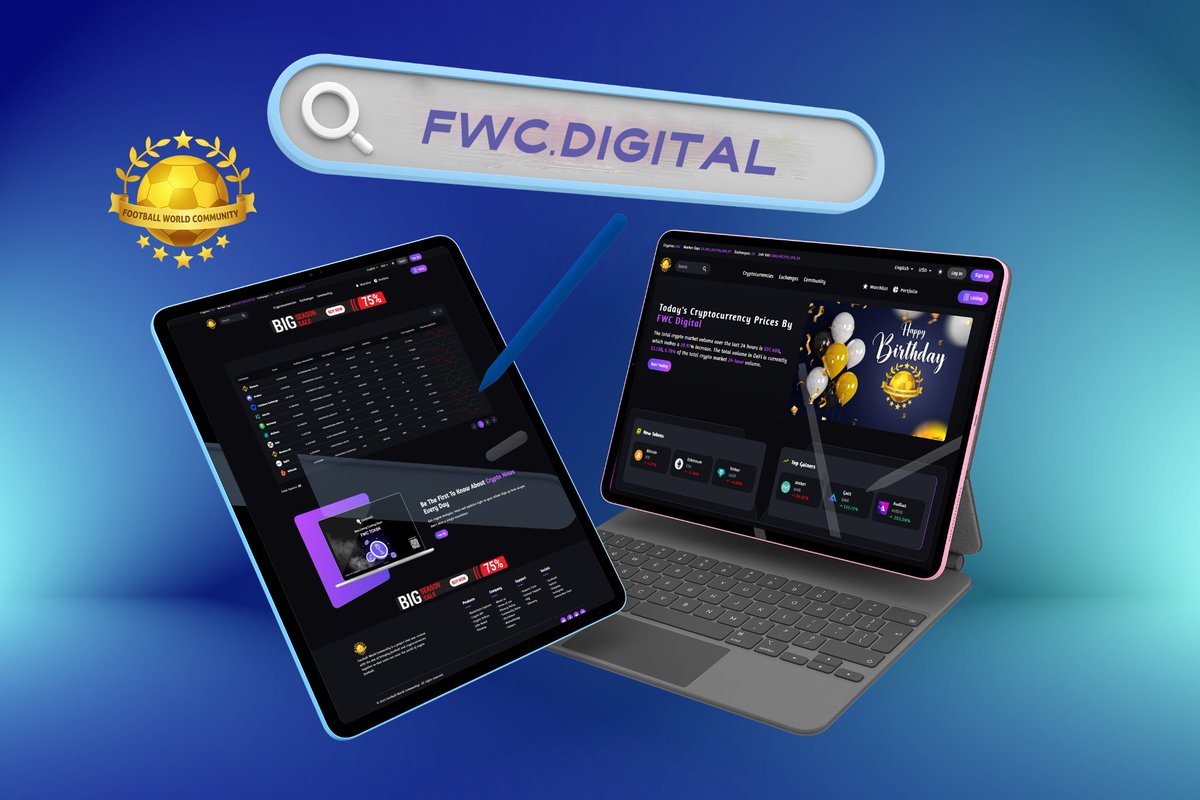 FWCOMMUNITY_Q2T's tweet image. #News 🎉👏
#Fwc_cryptocurrency

Fwc cryptocurrency released 🖥 💎

🔗FWC.DIGITAL  

@FWCDigital 
(Charts, Tokens and coins information, Exchanges, Organize crypto and etc) 
One stop solutions for gathering data of crypto projects while saving time $FWC on #BSC