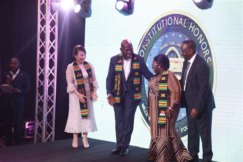 MarginsGroup's tweet photo. Congratulations to our CEO, Moses Baiden, on receiving the Man of the Year title at the 2022 Millennium Excellence Awards! This conferment is a symbol of your hard work and commitment towards the growth of this country.

#ManOfTheYear
#MarginsGroup
#MEA https://t.co/JhTsRJimQG