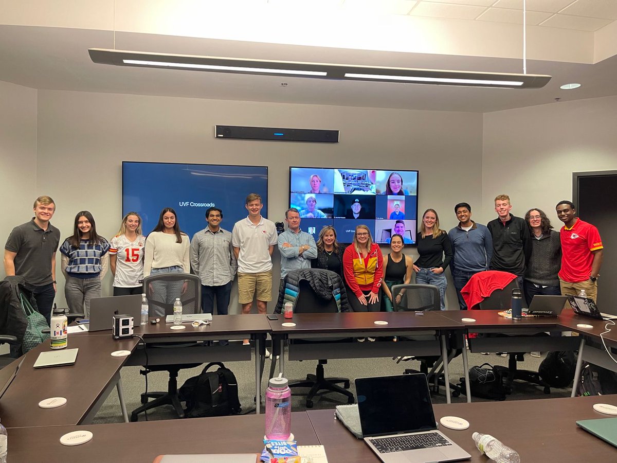 UVF_Crossroads's tweet photo. Thank you Stuart Ludlow for joining University Venture Fund Crossroads last night in class! The UVFC team is always excited to hear about the exciting projects you are currently working on especially from your founder’s perspective!
#founderstories
#entrepreneurship https://t.co/zELO7RCnuZ