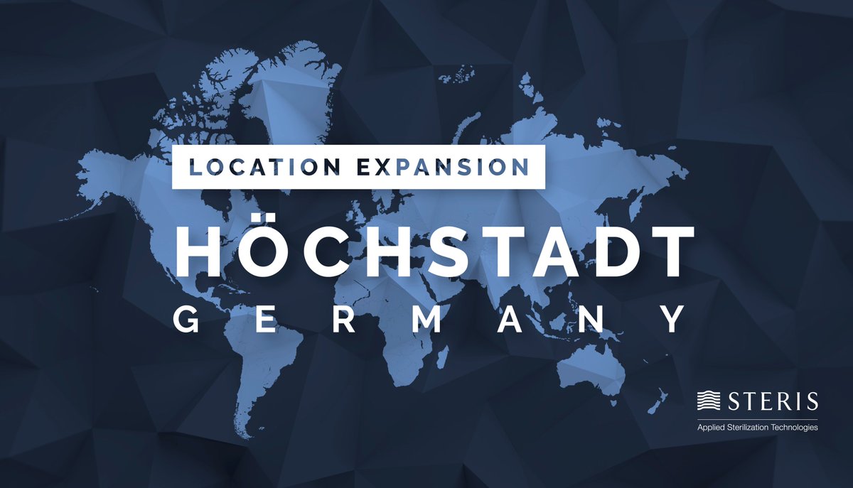 As part of our long-term commitment to supporting medical device manufacturing, STERIS previously announced plans to construct a new X-ray radiation processing facility in Höchstadt, Germany. 

Access the full announcement: bit.ly/3Io7qtm 

#STERISAST #Germany #Xray