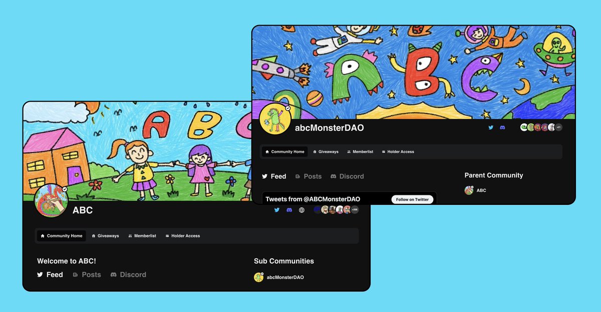 subberxyz's tweet photo. Sub-Communities support!   🤗

If you have a Sub-Community/SubDAO on Subber, you can now:
- Post Giveaways in the Parent Community's Discord
- Be listed on the Parent's Subber page
- More soon!

If you’re interested, please have your Parent Community reach out to include you! https://t.co/4kxy0UlQw0
