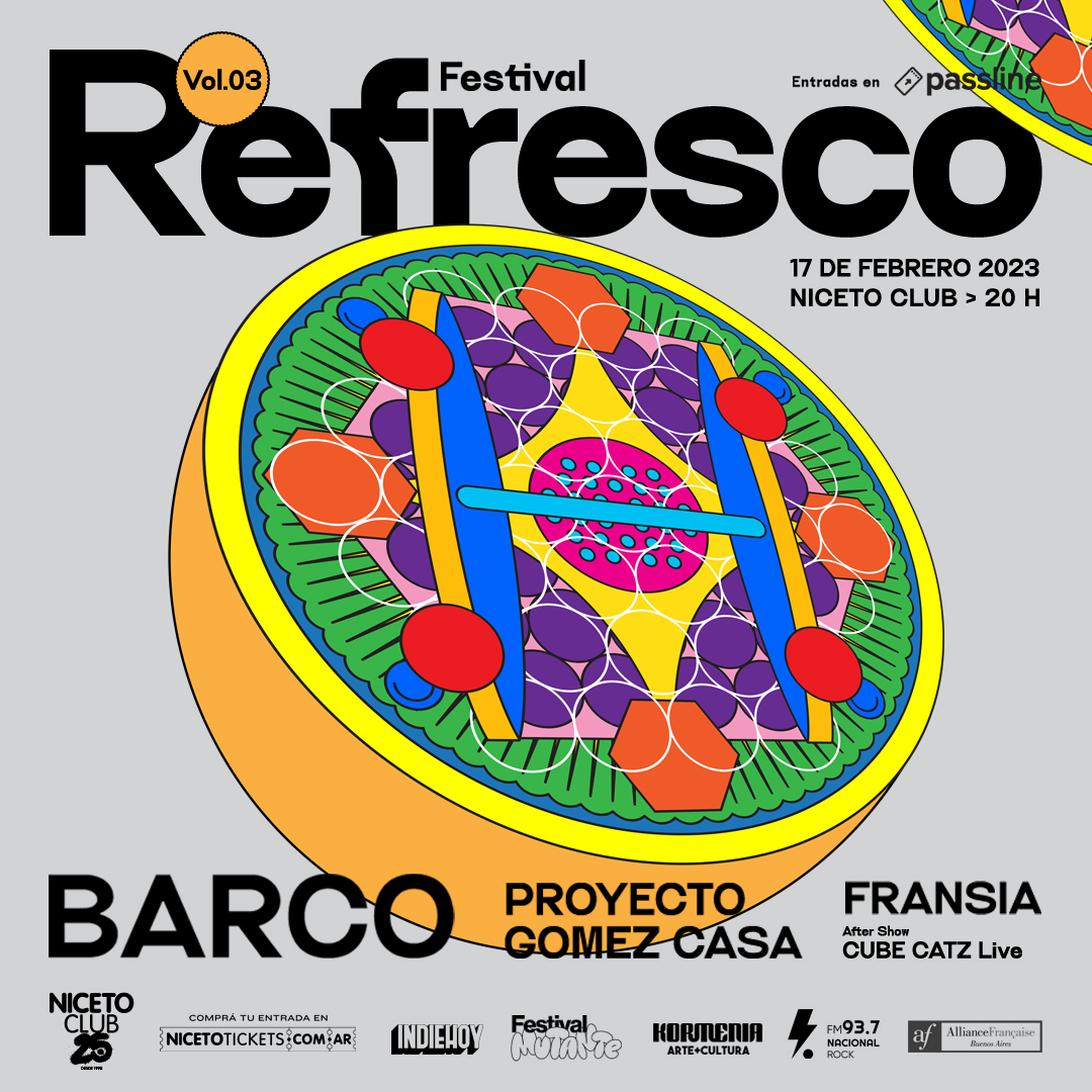 ¡SORTEO! RT y participá por un par de entradas para la tercera edición de Festival Refresco (<a href="/RefrescoFest/">Refresco Festival</a>), este viernes en Niceto Club, con Barco, Proyecto Gómez Casa y Fransia. Sorteamos el jueves. 🍀