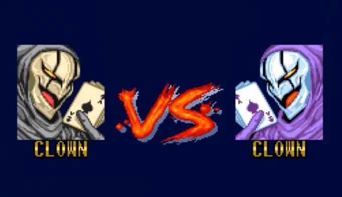 today's clown of the day is Clown from Fighter's History! 