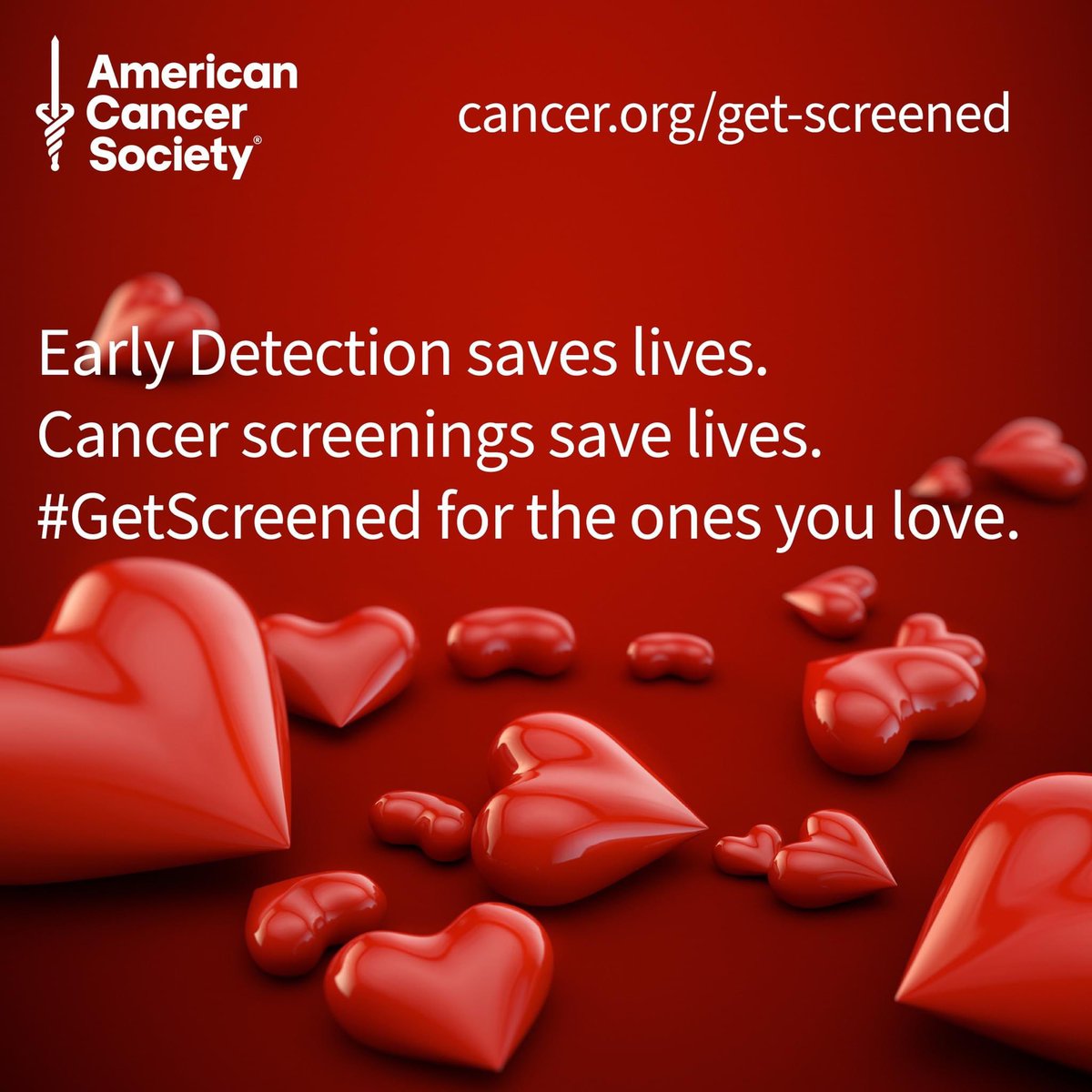 There’s no better way to show your love than by taking care of your health. This Valentine’s Day, talk with a healthcare provider about which cancer screenings are right for you. Learn more at cancer.org/get-screened. #americancancersociety #RelayForLife #getscreened