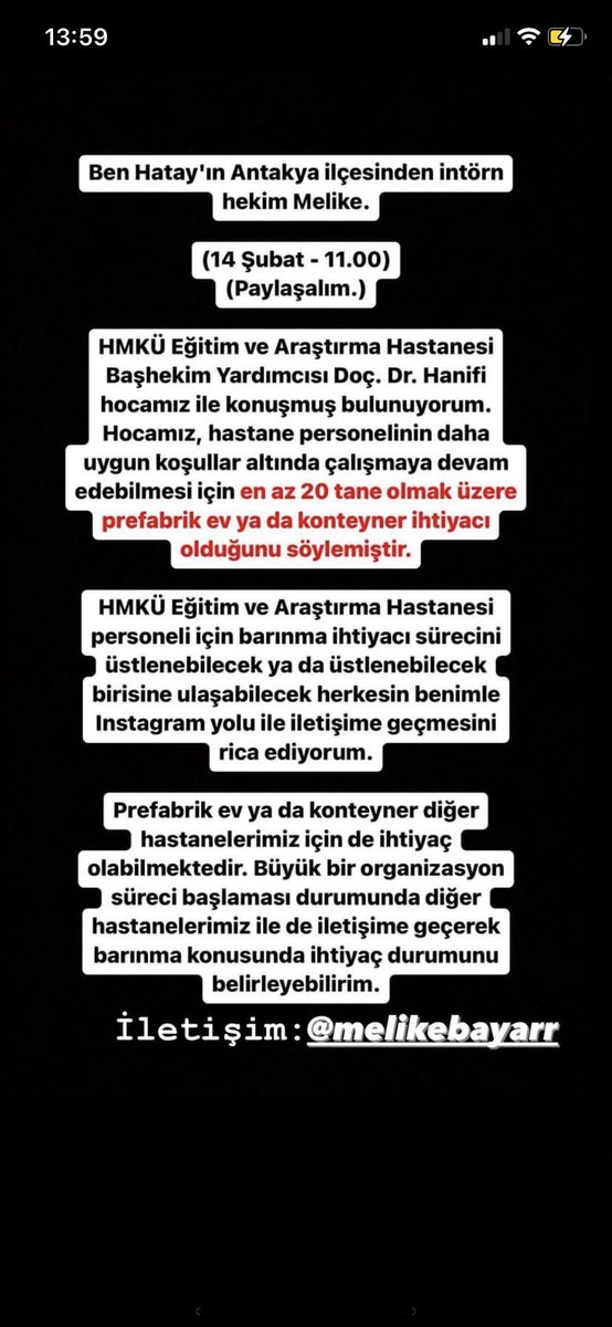 viweirm's tweet photo. Mustafa Kemal Üniversitesi Tıp Fakültesi Hastanesi’nde çalışan sağlıkçıların konteyner ihtiyacı vardır. Geçmişte müzik festivallerine sağladığınız mobil tuvalet konteynerlar için desteğinizi istiyoruz #mkusaglikcalisanlari @RedBullTR @KonteynerYapi @CanKonteyner @ozsakonteyner https://t.co/m0qQ7EgLBQ
