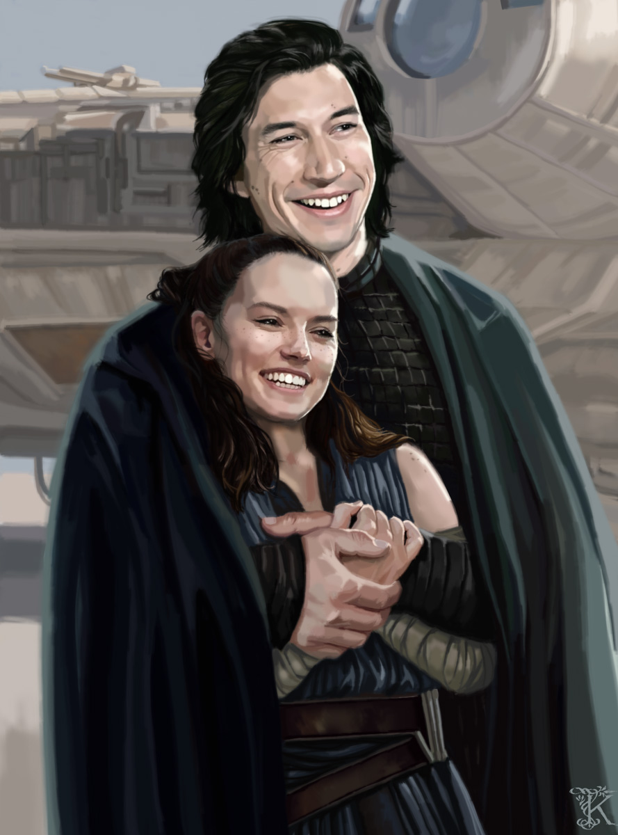 Happy #ReyloValentine! I have a happy Dyad for you- in TLJ clothes 'cause it's my missing TLJ hour (it's a standalone piece, my story will continue in March, I must rewrite the script and decide how long it will be. Originally it ended on part 20 with Ben saying 'I want to help')