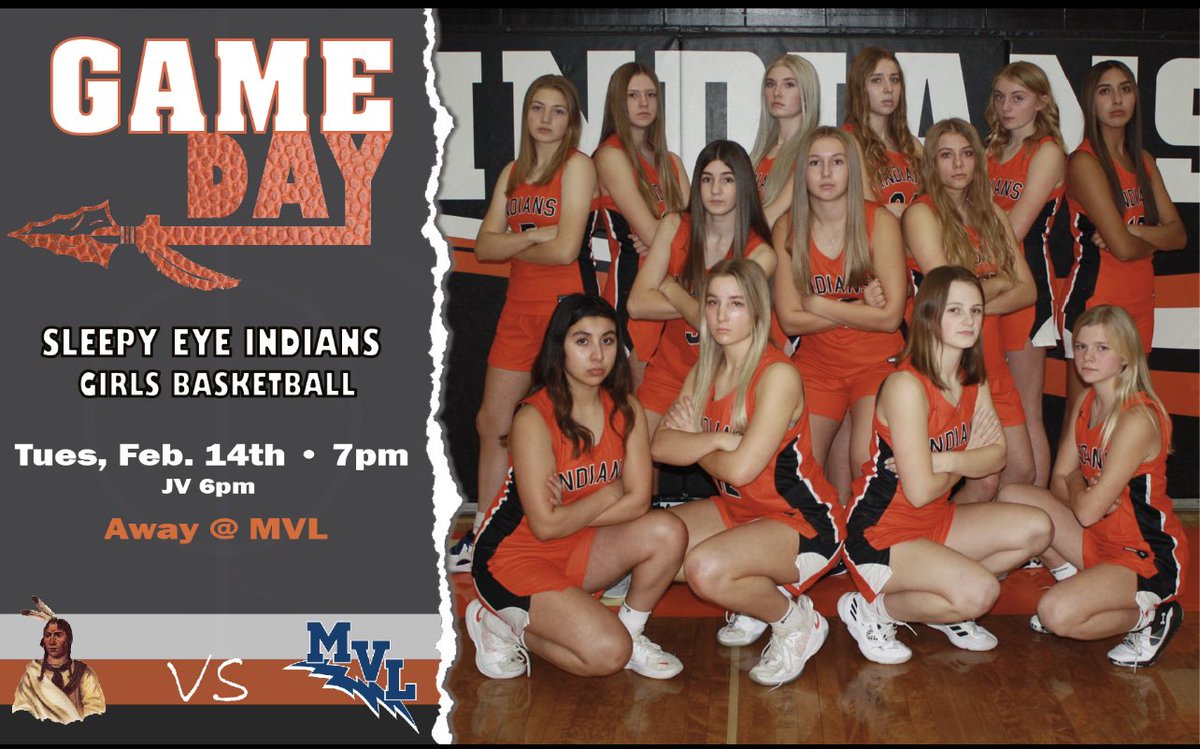 SleepyEyeGBB's tweet image. Lady Indians travel to MVL tonight!

JV at 6pm
Varsity to follow around 7pm
#TEAM #teamgoals #gamegoals 
@SEPSActivities