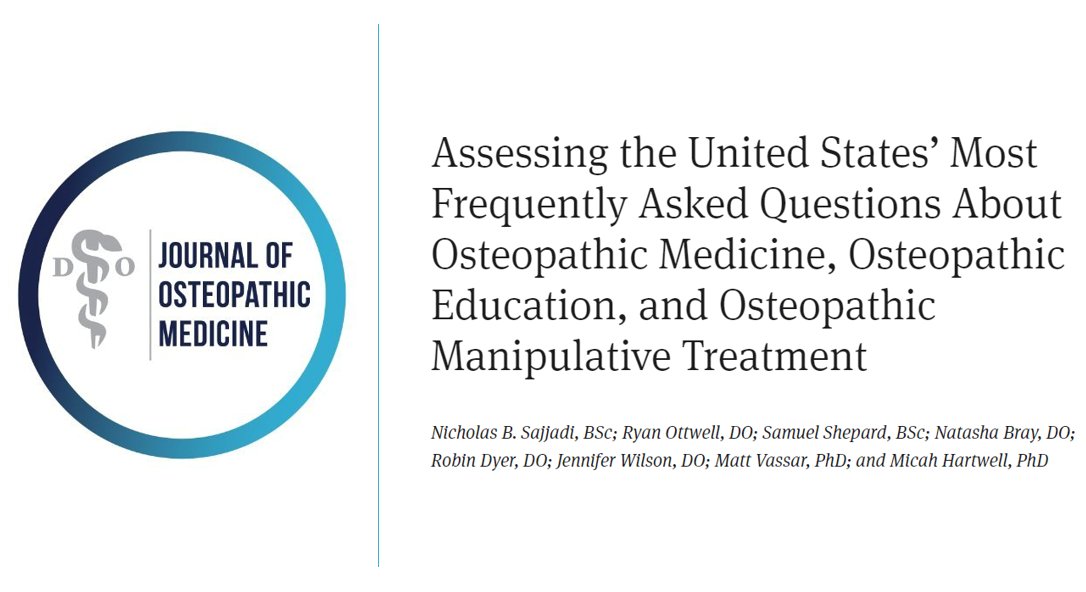 Journal of Osteopathic Medicine tweet media