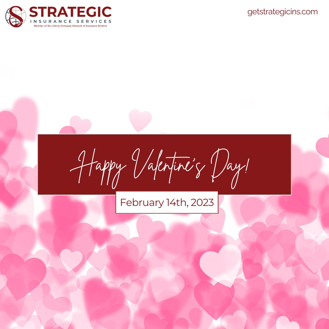 TampabayIns's tweet photo. Love is in the air, we can feel it! 

On this special day, we wish our valued clients, and the team here at Strategic Insurance a very Happy Valentine’s Day filled with love, happiness, and all good things. 

#StrategicInsurance #LibertyPartner #ValentinesDay https://t.co/HVqRaSVSne