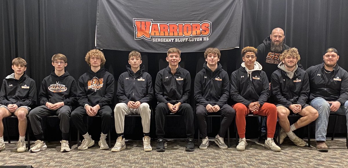 SBL_Nation1's tweet photo. Good luck to these fellas at the Individual State Wrestling Tournament in Des Moines!! #wellbound #dudes https://t.co/Ii1O30aYD9