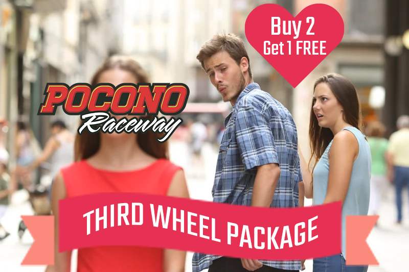 ♥️Valentine's Day Offer♥️

Check out our "3rd Wheel" offer! Buy 2 Saturday, July 22 tickets, get 1 FREE! $35 Savings!

Tickets for Saturday include both <a href="/NASCAR_Trucks/">NASCAR CRAFTSMAN Trucks</a> &amp; <a href="/NASCAR_Xfinity/">NASCAR Xfinity</a> race &amp; more!

Express Checkout: fevo.me/3YnouFk
Learn More: bit.ly/3lCpiHP