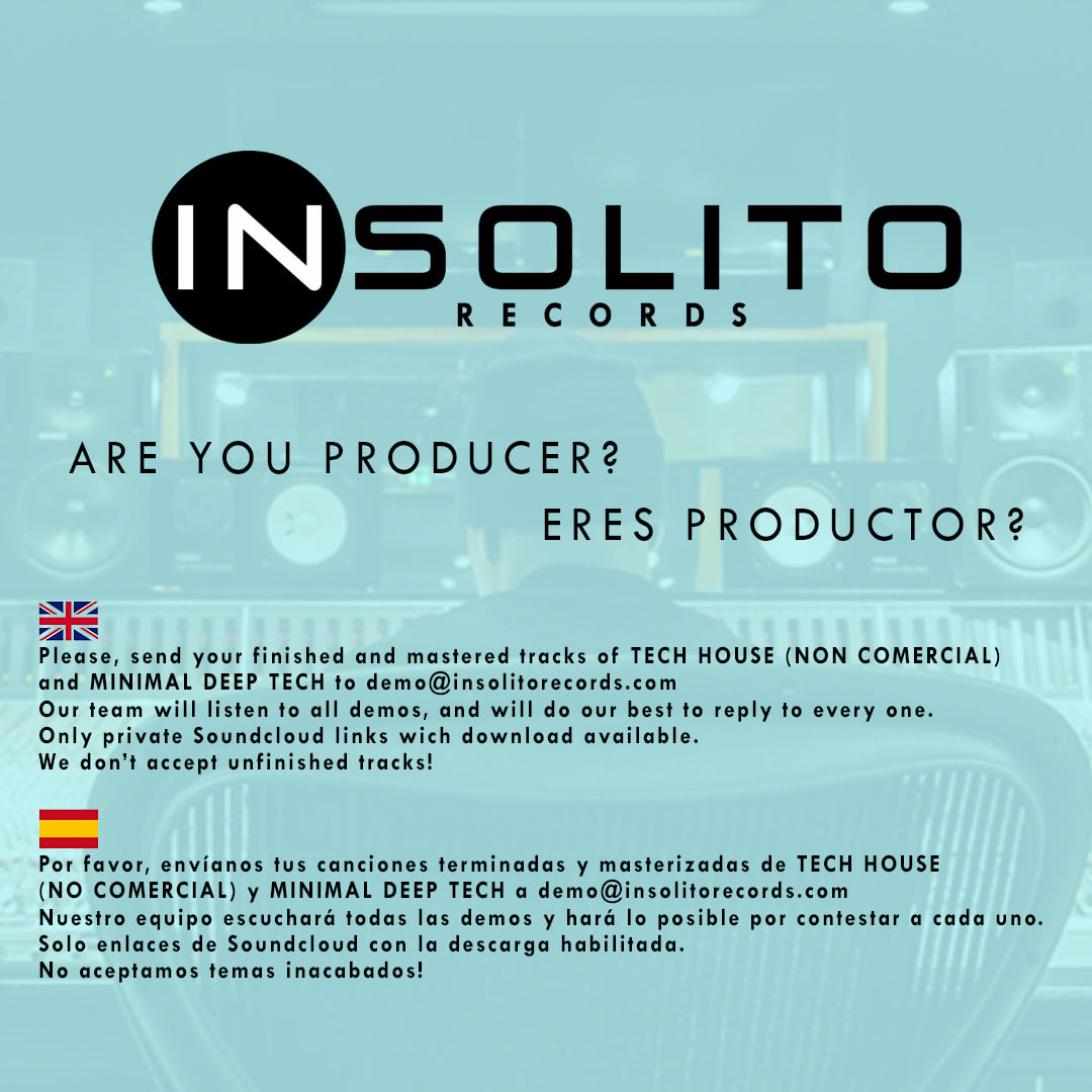 InsolitoRec's tweet photo. 👌¿Are you producer? Send your demo and listen our genres on #beatport > https://t.co/iNerkl58IY

✅ ¿Eres productor? Envíanos tu demo a demo@insolitorecords.com

#insolitorecords #love #music  #NewMusic #Tuesday #tuesdayvibe #HappyValentinesDay https://t.co/k0a8yA4k5r
