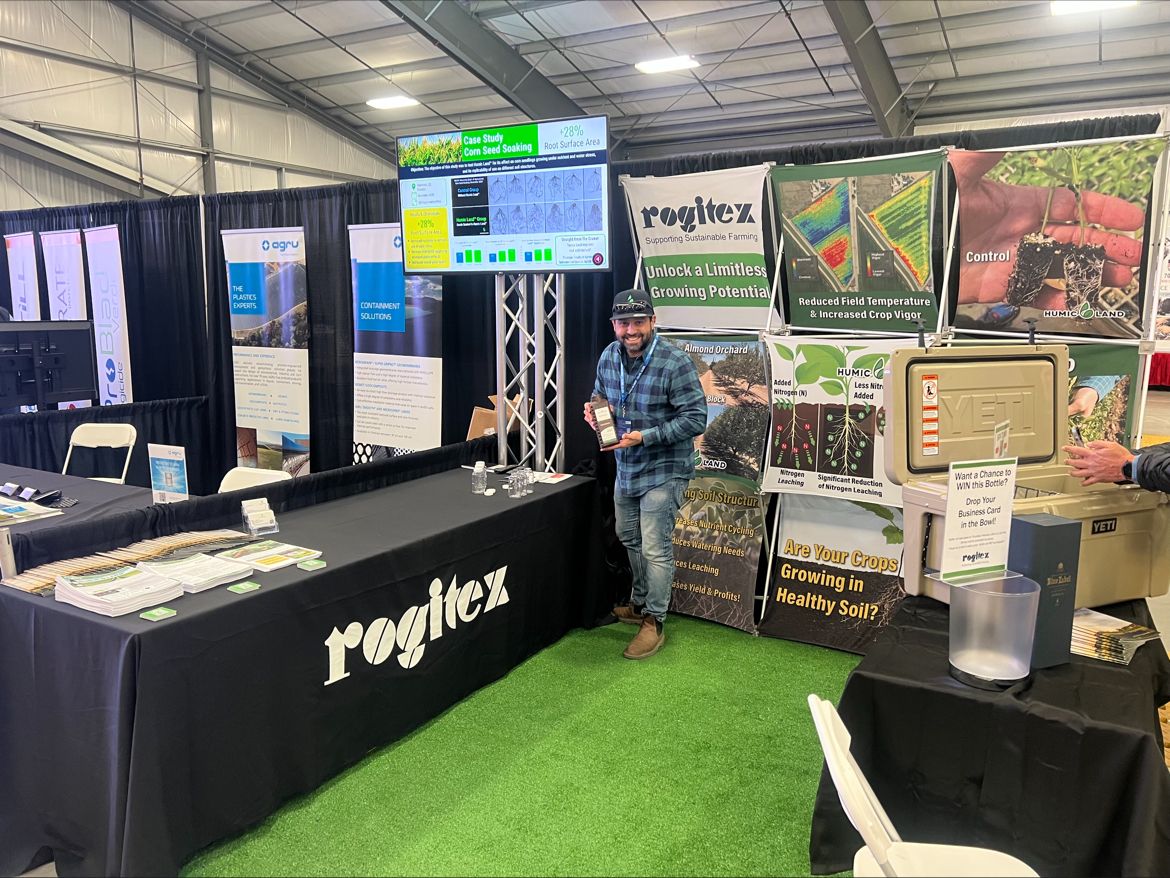 rogitex's tweet photo. Tradeshow Ready in #Tulare! If you're walking the #WorldAgExpo today, stop by Booth 3428 to learn more about #soilhealth. We look forward to meeting you! @WorldAgExpo https://t.co/BAqADvsuuP