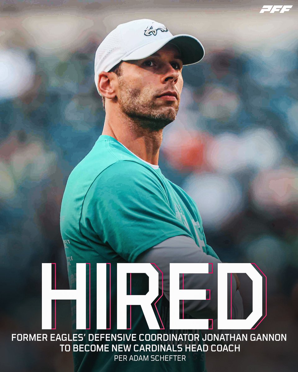 PFF (@PFF) on Twitter photo 2023-02-14 19:09:23 The Cardinals are finalizing a deal with Eagles DC Jonathan Gannon to become their new HC, per @AdamSchefter The Cardinals are finalizing a deal with Eagles DC Jonathan Gannon to become their new HC, per @AdamSchefter