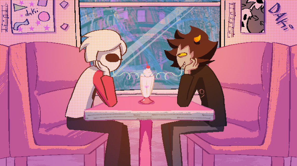 dave and karkat in: davekat tweet media