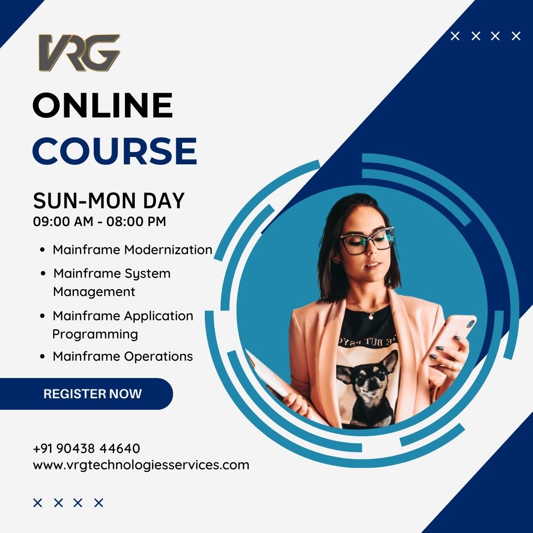 vrgtechnologie's tweet image. Attention aspiring developers! Want to master Mainframe DevOps and take your career to the next level? Our comprehensive online course is here to help. vrgtechnologiesservices.com

#vrgtechnologies #MainframeDevOps #DevOps #Mainframe #DevOpsTraining #OnlineLearning