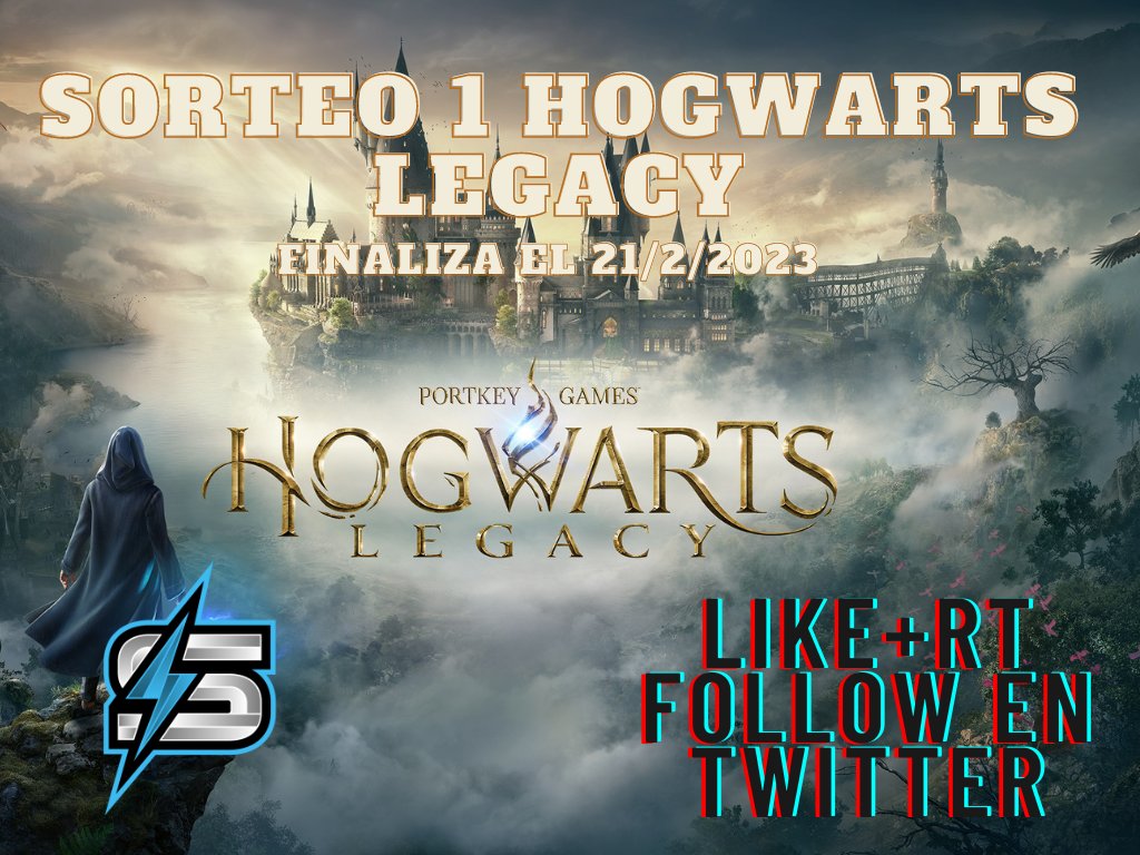 Sayvek's tweet image. SORTEO DE 1 JUEGO DE @HogwartsLegacy PARA CUALQUIER PLATAFORMA DISPONIBLE!! 🧙‍♂️

PARA PARTICIPAR:

LIKE+RT ✅
FOLLOW @Sayvek ✅

EL SORTEO FINALIZARÁ EL DÍA 21/2/2023 Y SE SORTEARÁ EN DIRECTO EN MI CANAL:

twitch.tv/sayvek

BUENA SUERTE A TOD@S