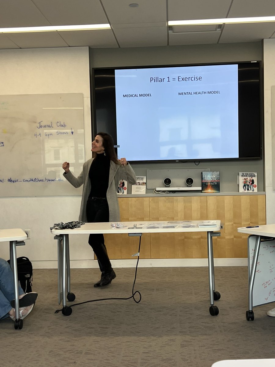 Harvard_LMIG's tweet photo. Thank you @BethFratesMD for a phenomenal lecture on Lifestyle Medicine for Leaders at @harvardmed today! We appreciate you so very much! https://t.co/9qm4l4vt0r