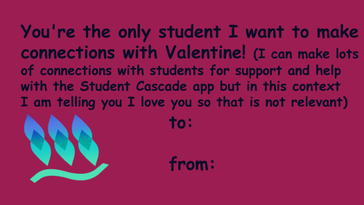 StudentCascade's tweet photo. Forget to pick up Valentines? Don't worry we've got you covered! I'm sure your special someone will love these! ;) #StudentCascade #ABTatUFV 
Meme Credit: Chloe Johnson https://t.co/6tPuwuUJF1