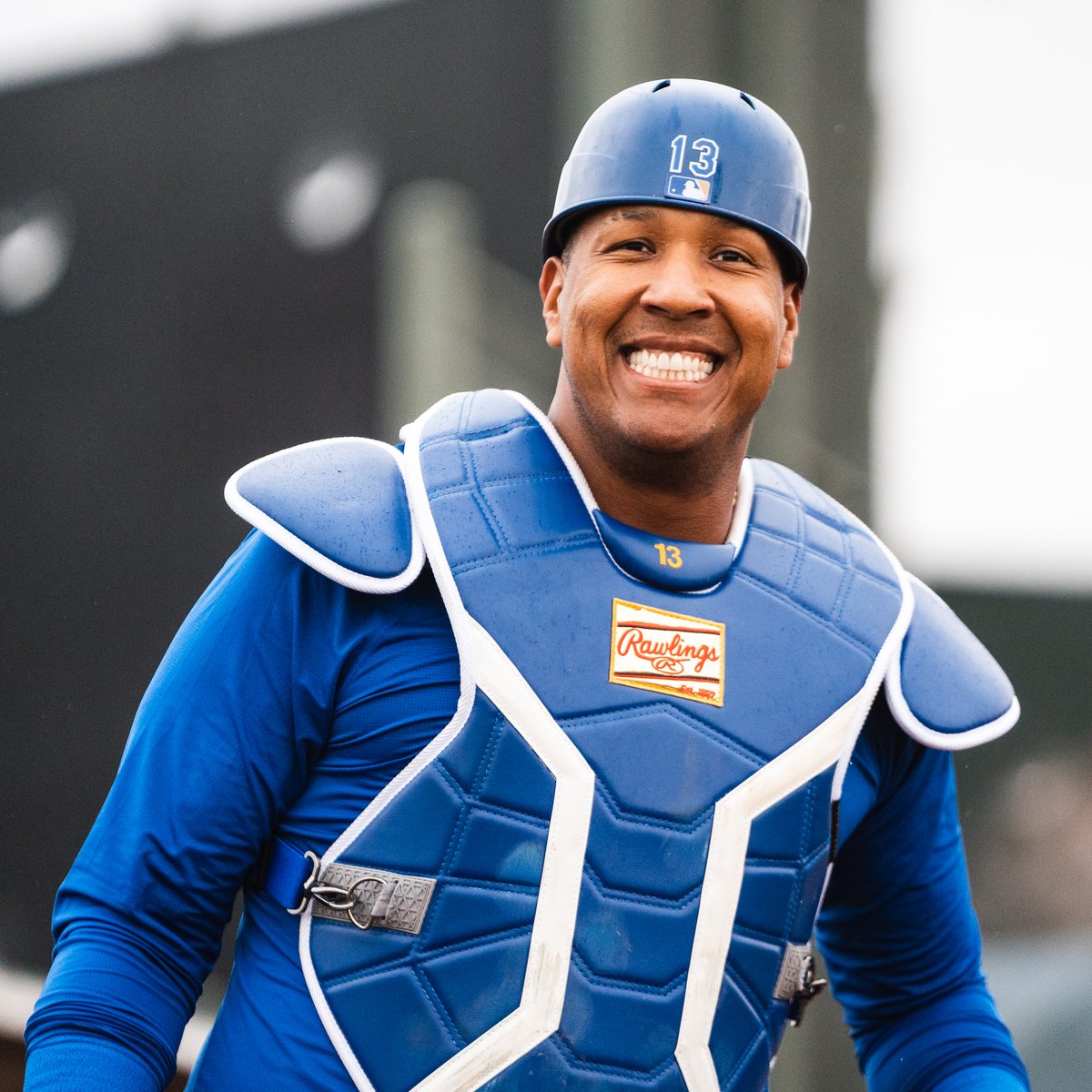 Baseball is back and so are Salvy smiles.

#RoyalsST